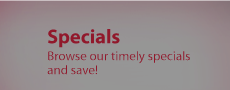 monthly specials